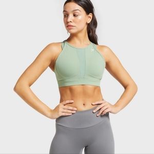 Gymshark Mesh Neckline Training Sports Bra (High Support)